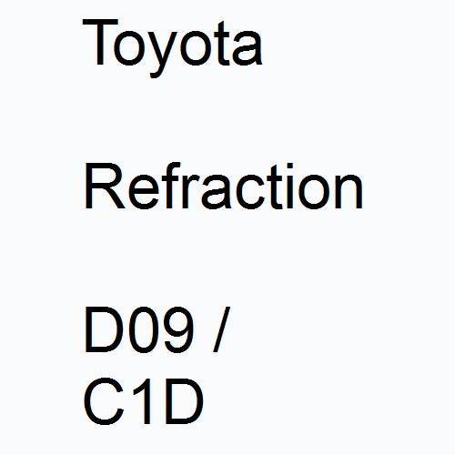 Toyota, Refraction, D09 / C1D.